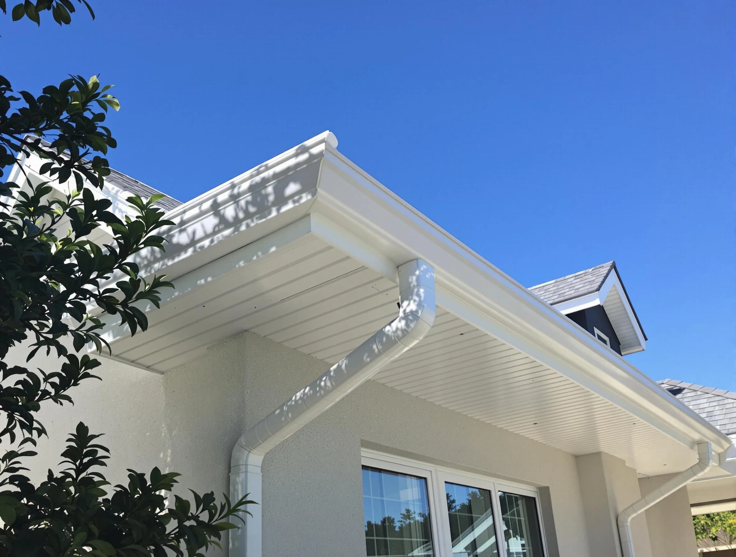 Custom-fit rain gutter system by Bay Village Roofing Company in Bay Village, OH